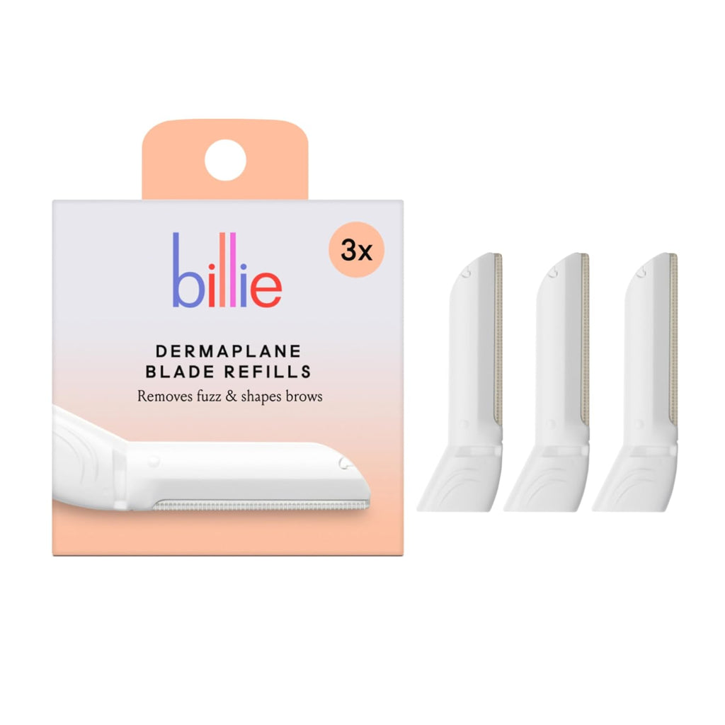Billie Dermaplane Razor Refills for Women, 3 ct