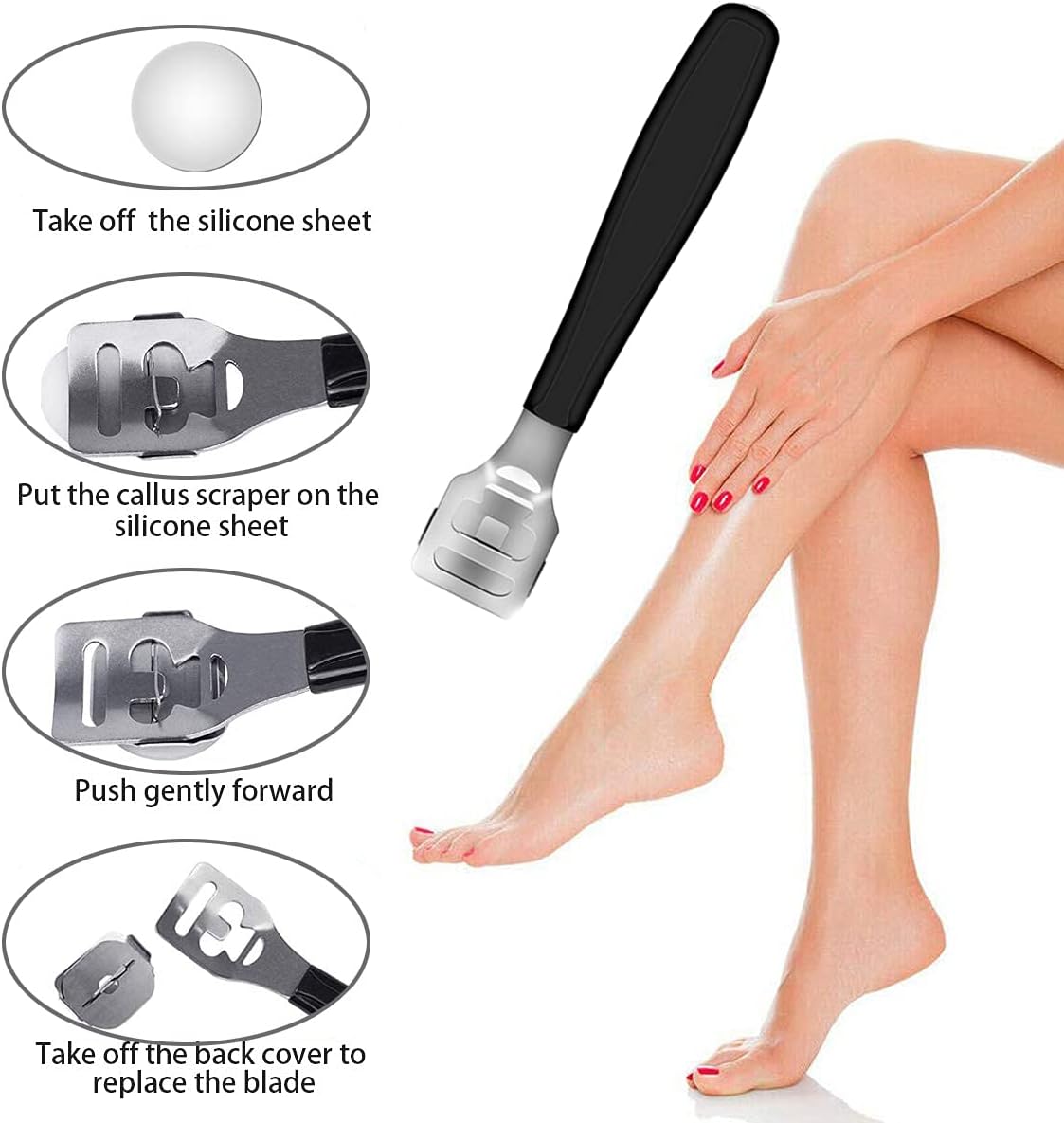 36 in 1 Pedicure Kit, Foot Callus Remover with Foot File&Foot Rasp