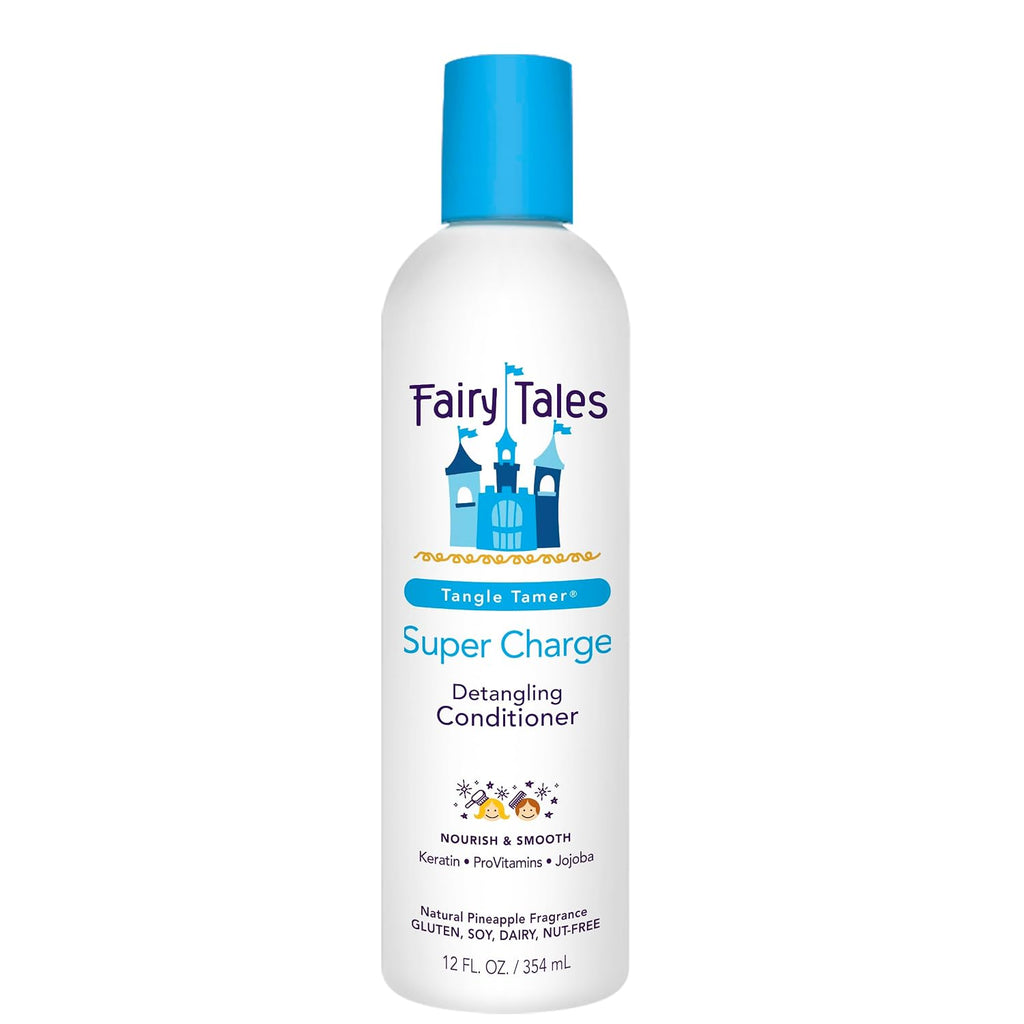Fairy Tales Tangle Tamer Super Charge - Detangling Conditioner for Kids - Paraben Free, Sulfate Free, Gluten Free, Nut F