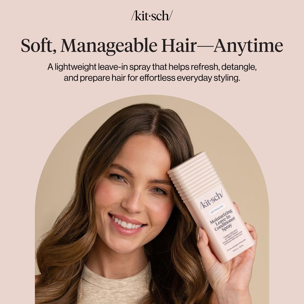 Kitsch Argan Milk Leave In Conditioner Spray - 6.8oz