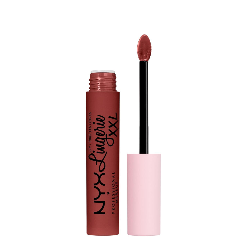NYX PROFESSIONAL MAKEUP Lip Lingerie XXL Matte Liquid Lipstick - Naughty Noir (Black)