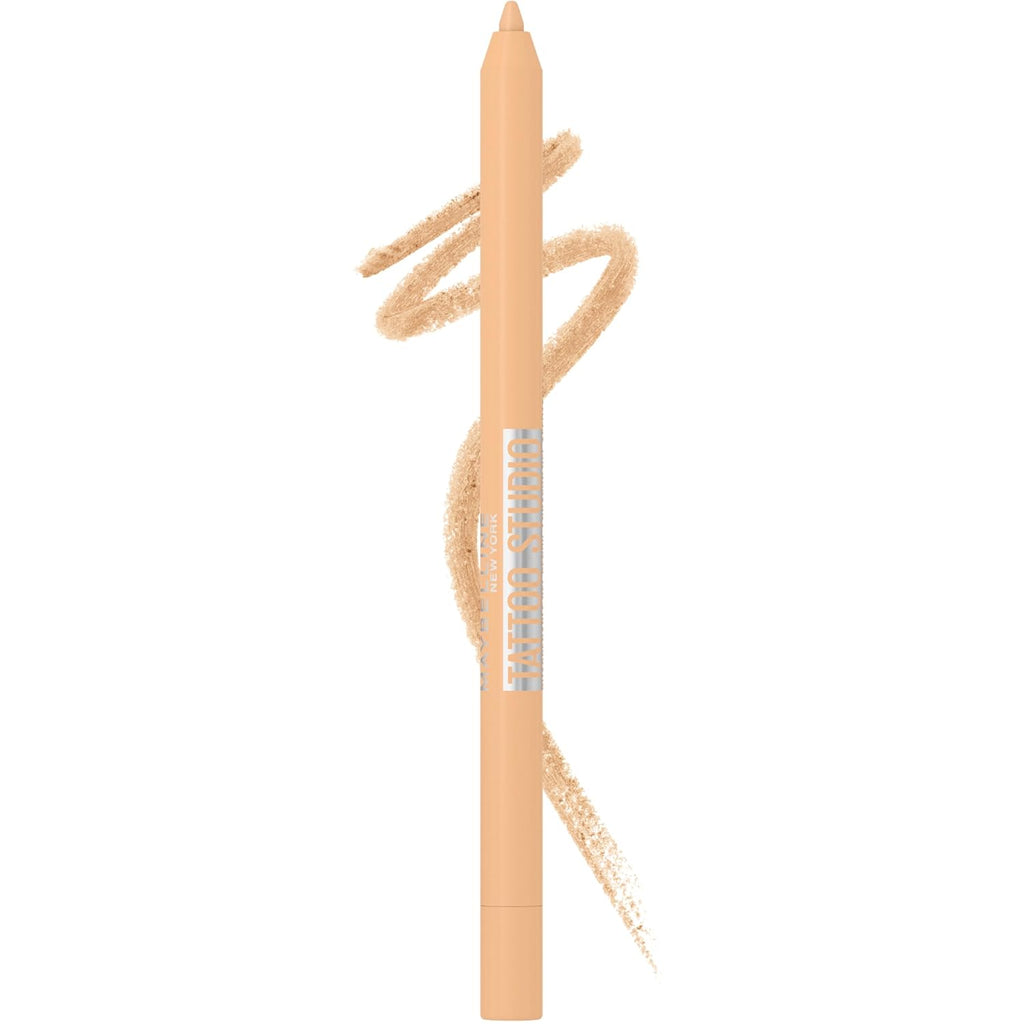 Maybelline TattooStudio Long-Lasting Sharpenable Eyeliner Pencil, Glide on Smooth Gel Pigments with 36 Hour Wear, Waterp