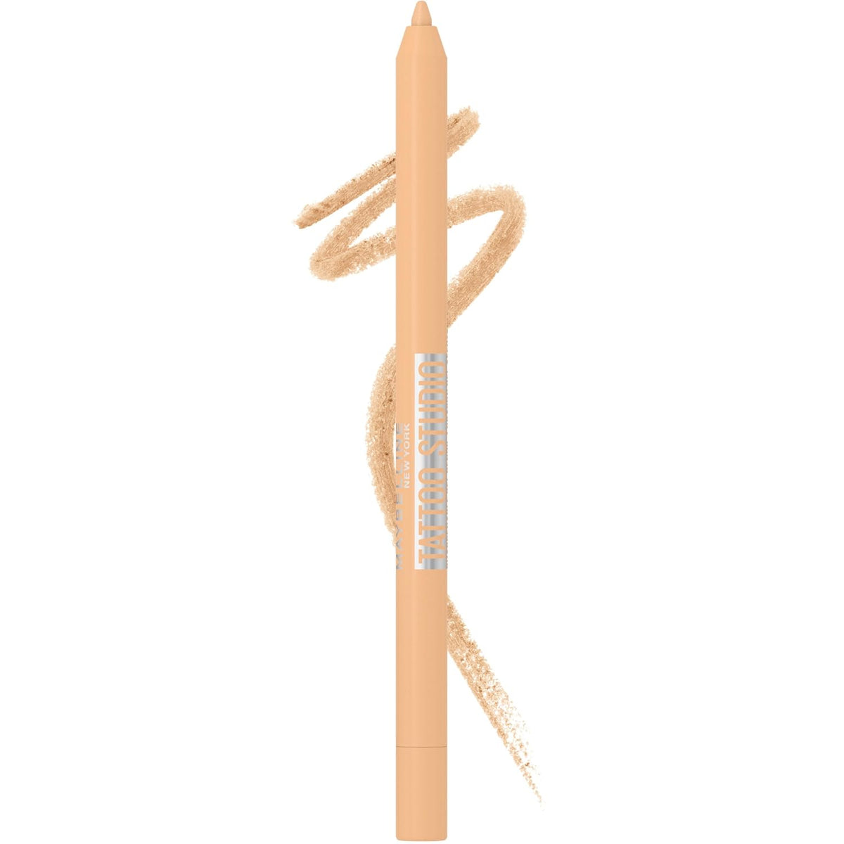 Maybelline TattooStudio Long-Lasting Sharpenable Eyeliner Pencil, Glide on Smooth Gel Pigments with 36 Hour Wear, Waterp