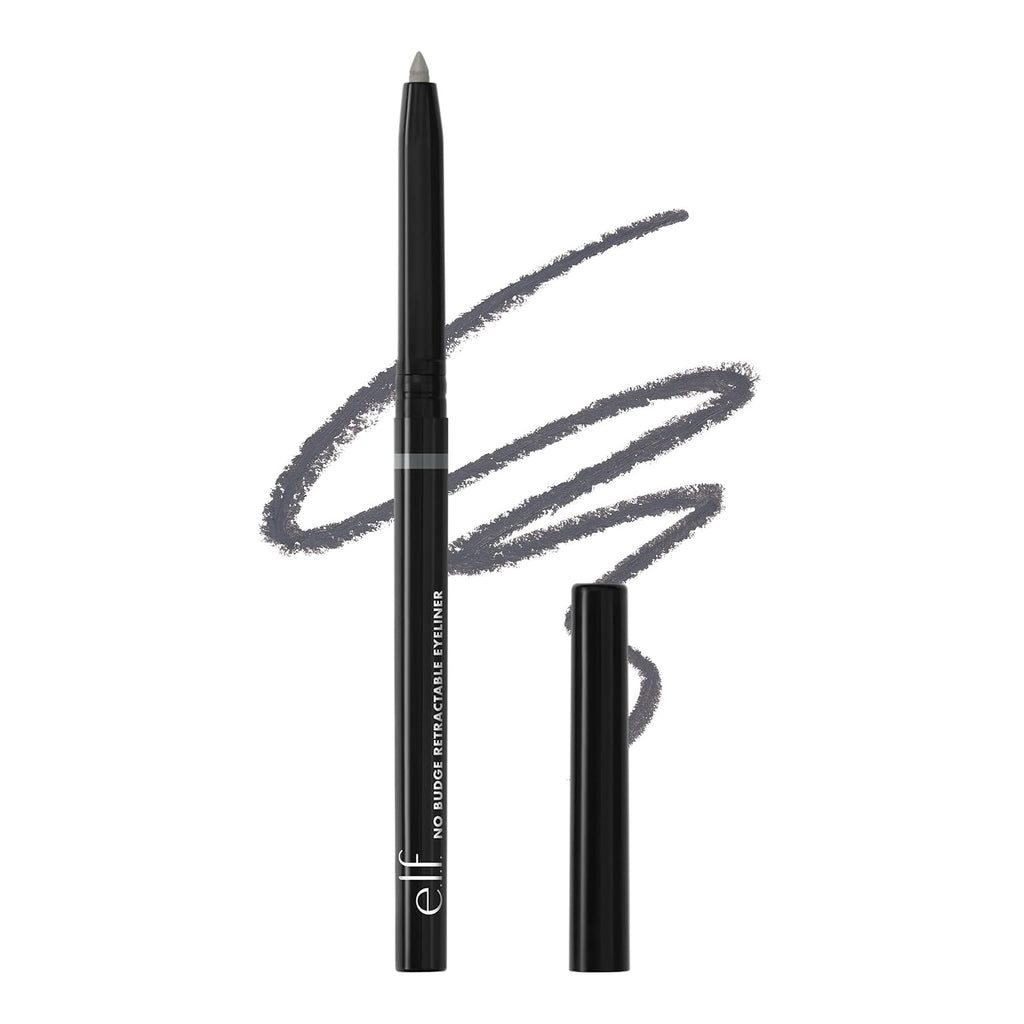 e.l.f. No Budge Retractable Eyeliner, Creamy, Ultra-Pigmented & Waterproof, Creates Bold & Defined Lines, Vegan & Cruelt