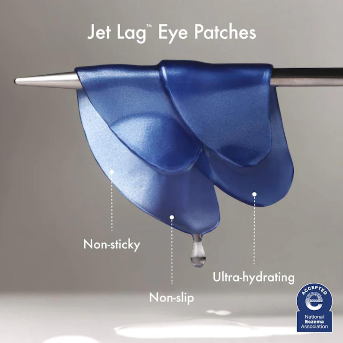 Summer Fridays Jet Lag Hydrating Eye Patches - De-puffing Hydrogel Under Eye Masks with Hyaluronic Acid, Caffeine + Pept