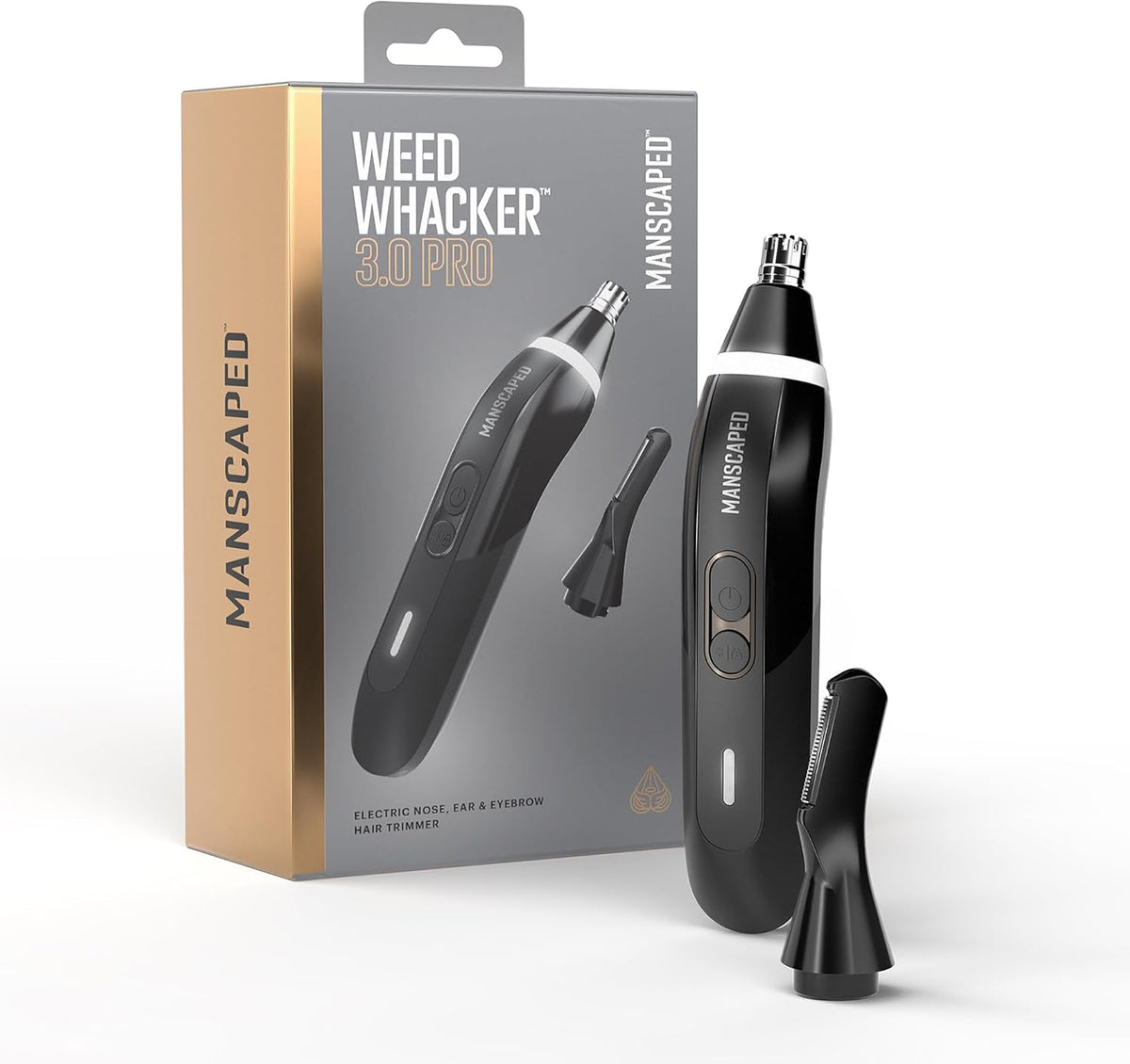 MANSCAPED® Weed Whacker® 3.0 PRO Electric Nose, Ear & Eyebrow Hair Trimmer
