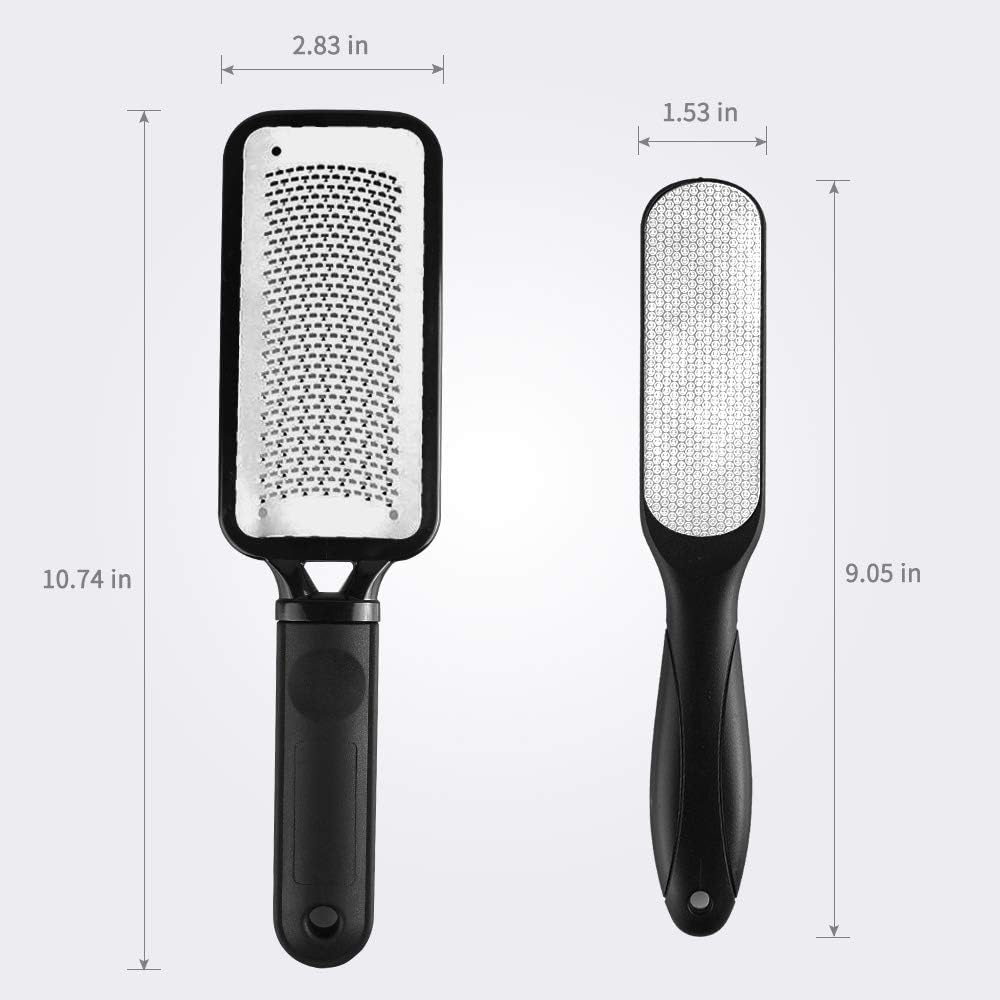 2 Pack Foot Files Callus Remover Foot Rasp Dual Sided Foot File