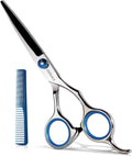 COOLALA Stainless Steel Hair Cutting Scissors 6.5 Inch Hairdressing Razor Shears Professional Salon Barber Haircut Sciss