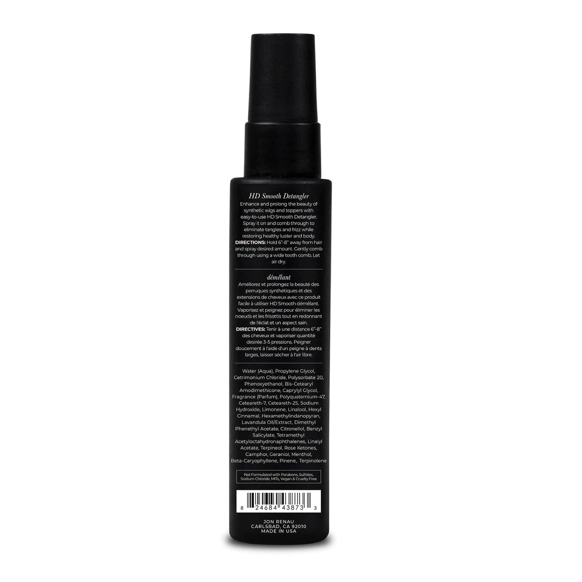 Jon Renau HD Smooth Detangler for Synthetic Wigs, 2 Ounce