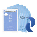 Summer Fridays Jet Lag Hydrating Eye Patches - De-puffing Hydrogel Under Eye Masks with Hyaluronic Acid, Caffeine + Pept
