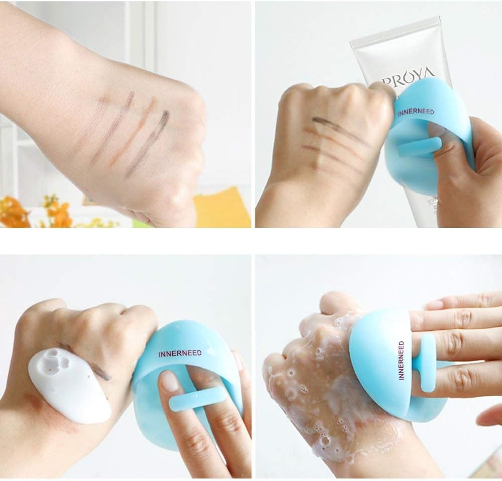 Super Soft Silicone Face Cleanser and Massager Brush Manual Facial Brush