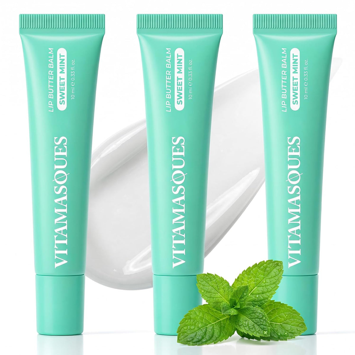 Vitamasques Lip Butter Balm - Vanilla Creme, Korean Lip Balm - 0.33 fl.oz