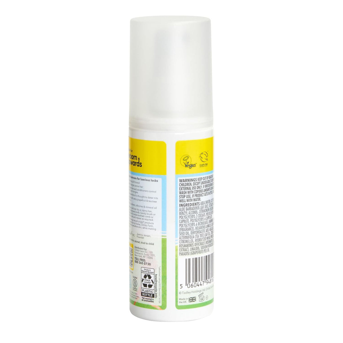 Childs Farm, Kids Hair Detangler, Grapefruit & Organic Tea Tree, Suitable for Dry, Sensitive & Eczema-prone Skin, 4.2 Fl