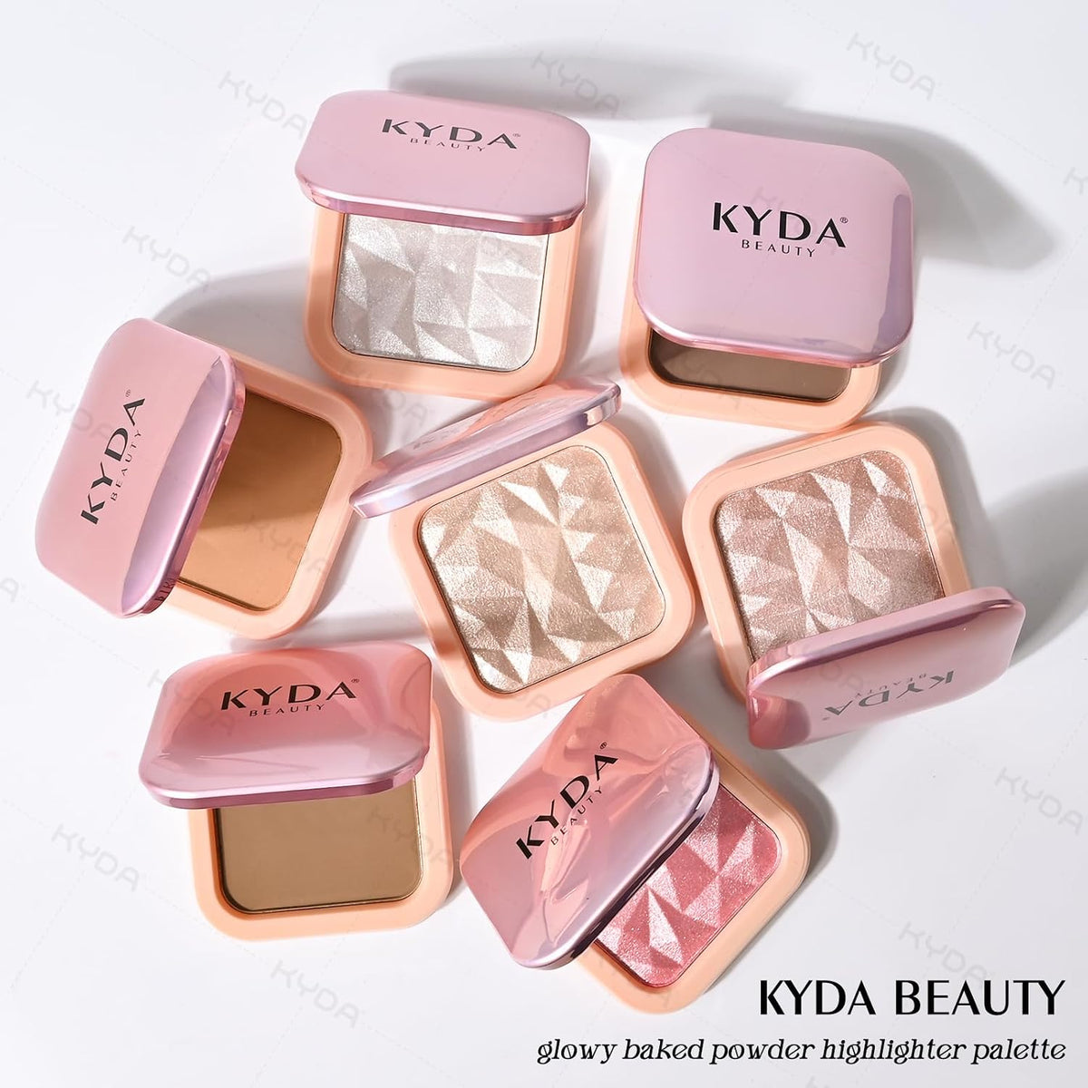 KYDA Face Sculpting Contour Palette, Smooth Matte Contour Pressed Powder, Ultra-fine Lightweight, Easy to Blend, Multius