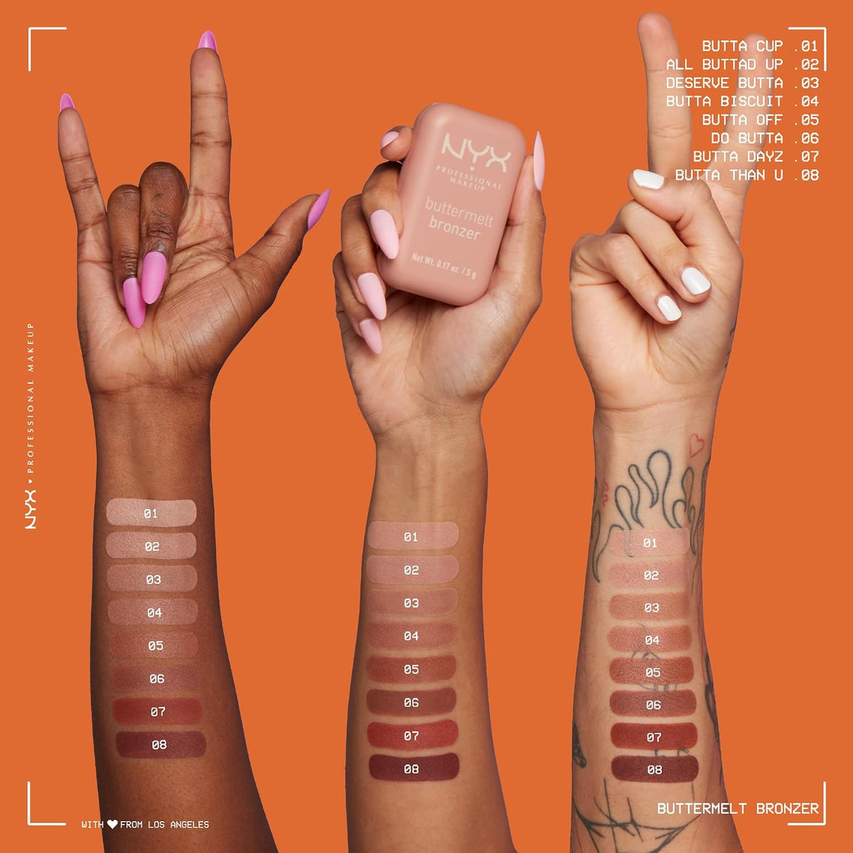 NYX PROFESSIONAL MAKEUP Matte Buttermelt Bronzer, Longwear Face Makeup with Up to 12 Hours of Wear, Vegan Formula - Dese
