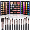 UCANBE Eyeshadow Palette with 15Pcs Brushes Makeup Set, Pigmented 86 Colors Make Up Sets Valentine's Day Gift, Matte Shi