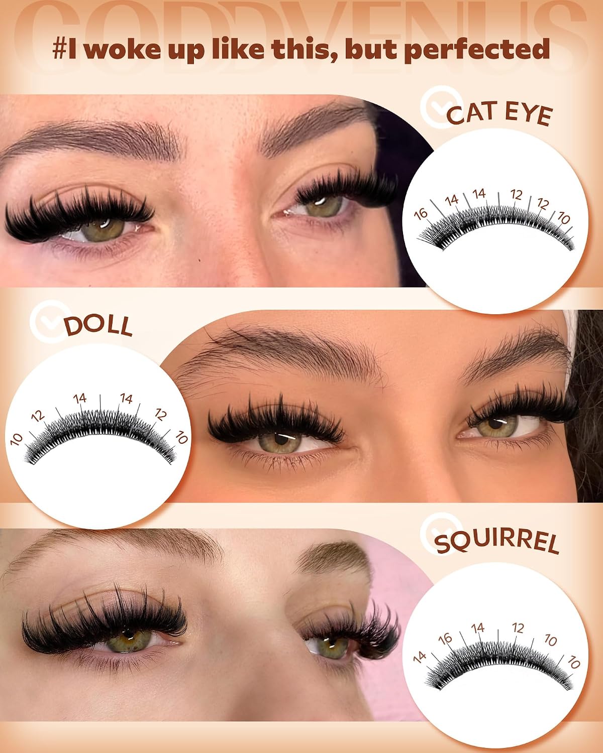 Goddvenus Manga Lash Clusters With Spikes Wispy Cluster Eyelash Extensions Full-volume Anime Eyelashes Clusters Reusable