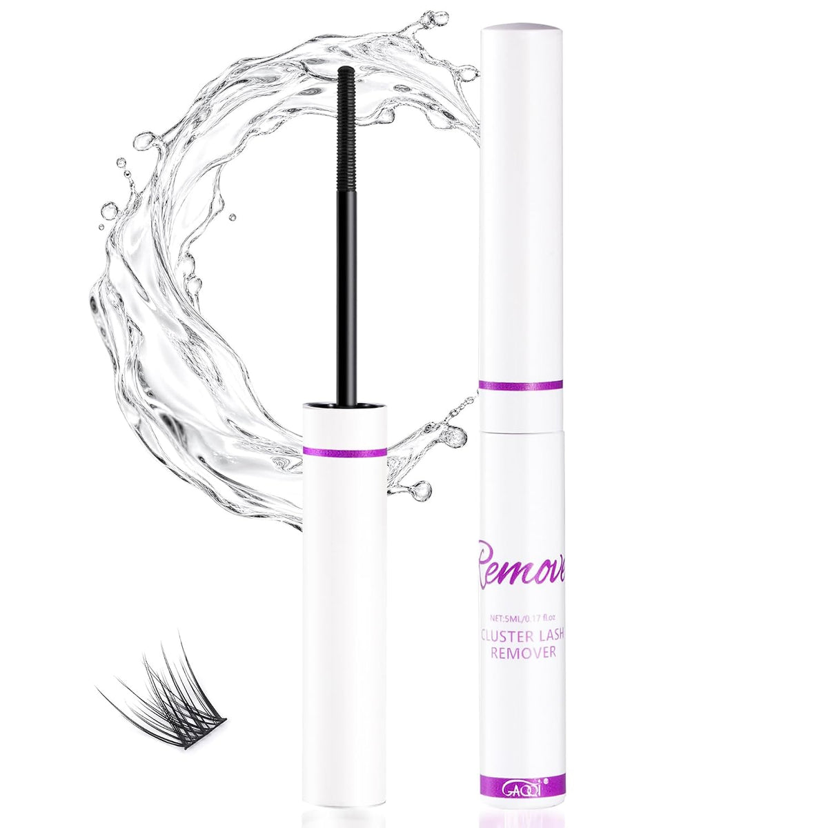 Lash Cluster Glue, Waterproof Bond and Seal Lash Glue, Black - 10ml