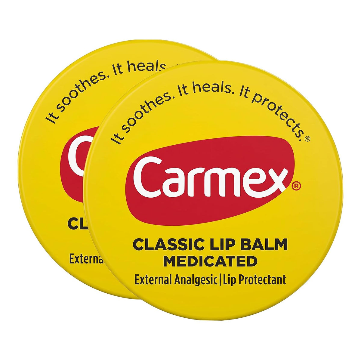 Carmex Classic Lip Balm Medicated, 0.25 oz (Pack of 3)