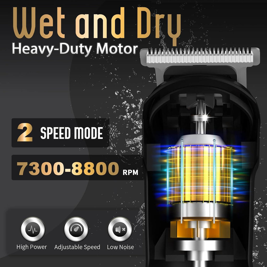 Ufree Beard Trimmer for Men, Waterproof Electric Razor, Grooming Kit