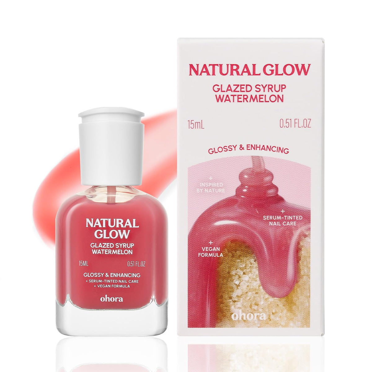 ohora Natural Glow Milk Syrup Nail Strengthener (Earl Grey)