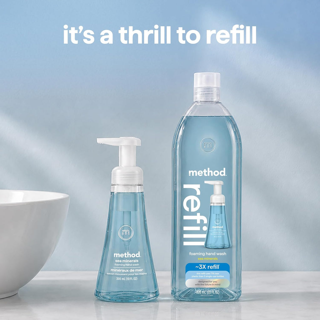 method Foaming Hand Wash Refill, Sea Minerals, 28 fl oz