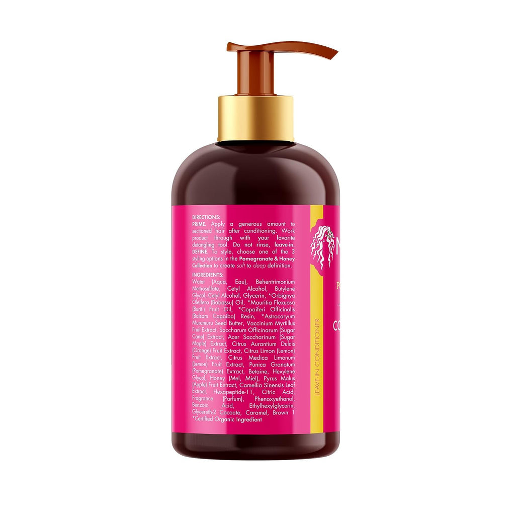 Mielle Organics Pomegranate & Honey Leave-In Conditioner, 12 Fl Oz