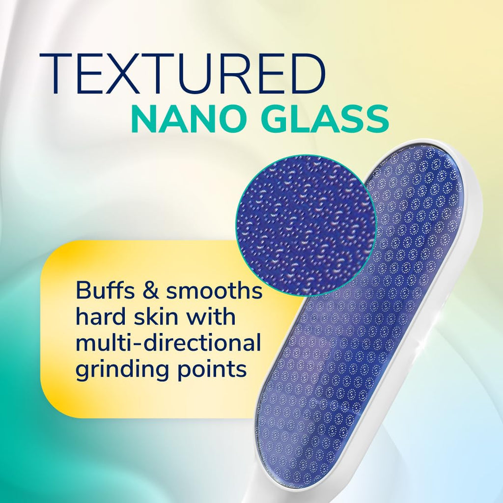 Dr. Scholl's Callus Remover, Nano Glass Foot File, Soft Smooth Skin