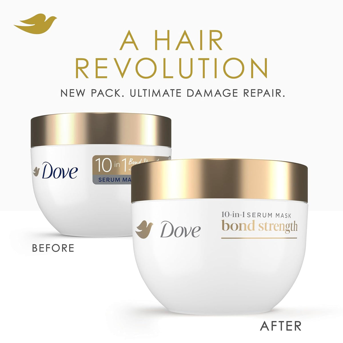 Dove Hair Bond Strength 10in1 Serum Mask for Damaged Hair, 9.2 fl oz