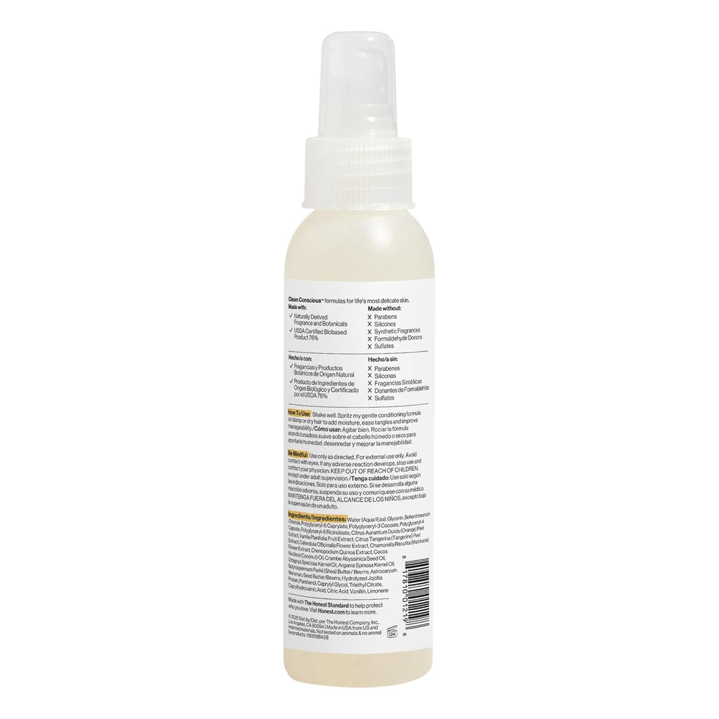 The Honest Company Hair Detangler, Citrus Vanilla Refresh, 4 fl oz