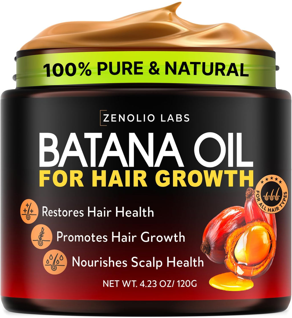 Batana Oil for Hair Growth - 100% Pure & Unrefined Raw Dr Sebi Botana Oil