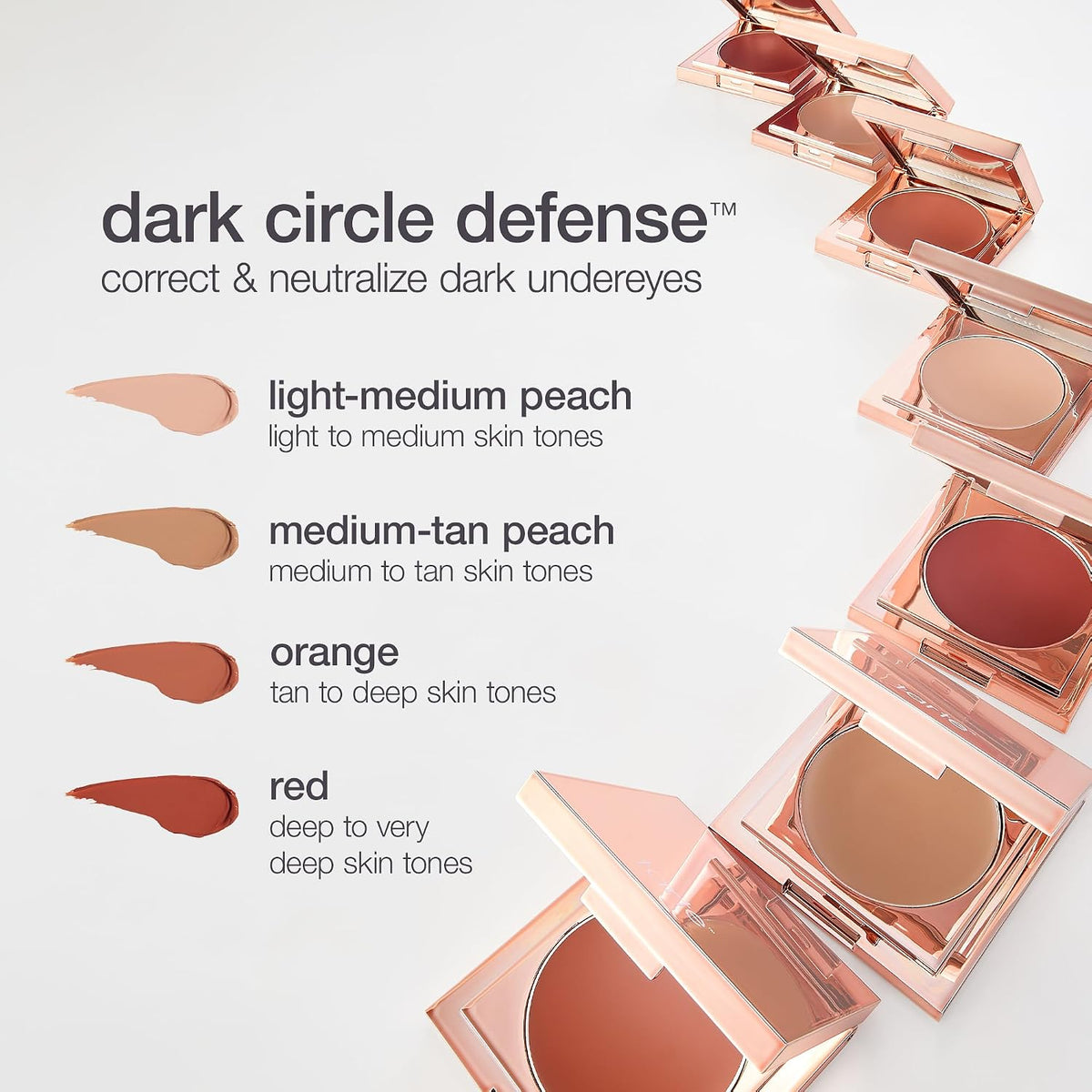 tarte colored clay cc undereye corrector – Full-Coverage Concealer with Vegan Squalane & Caffeine for Dark Circles & Dis