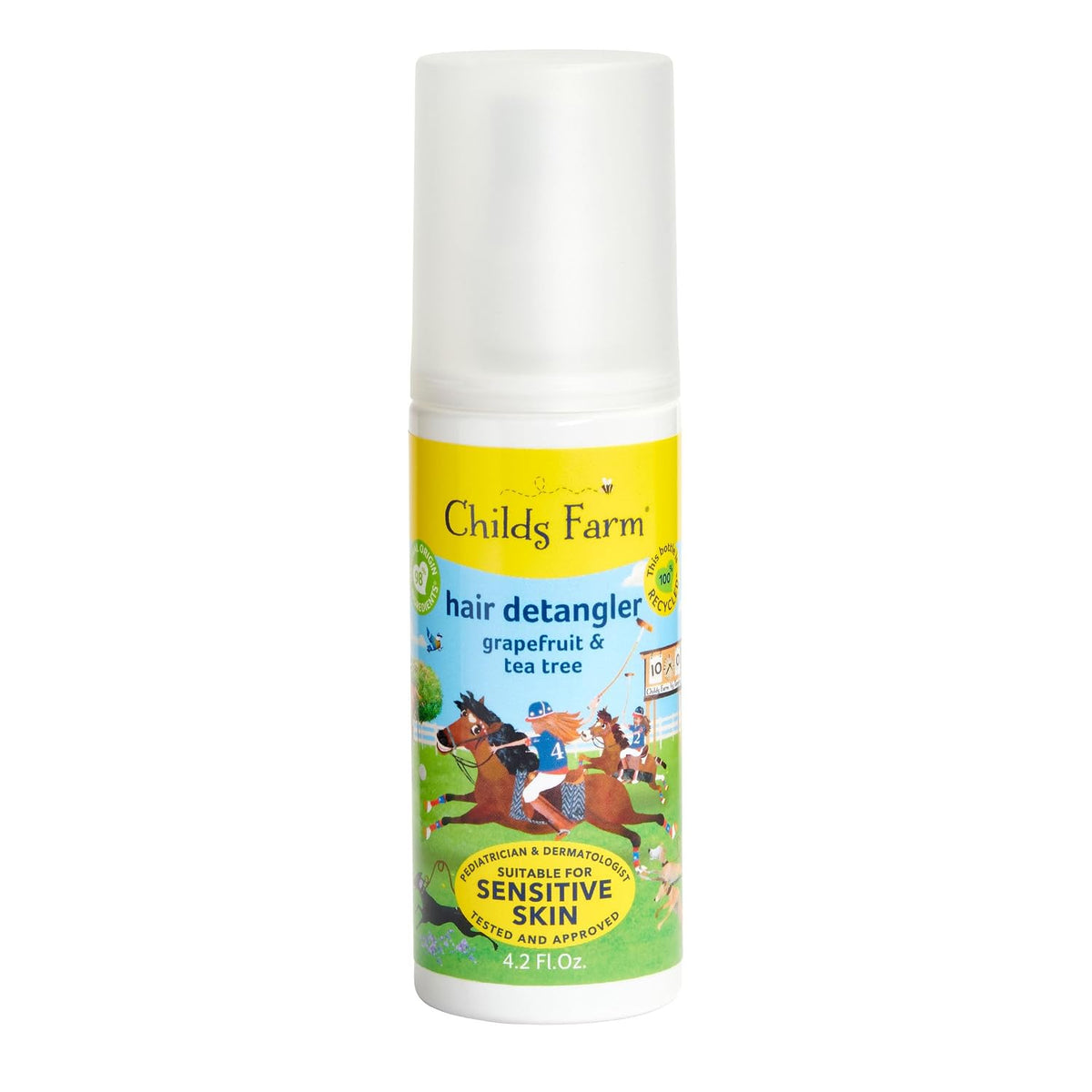 Childs Farm, Kids Hair Detangler, Grapefruit & Organic Tea Tree, Suitable for Dry, Sensitive & Eczema-prone Skin, 4.2 Fl