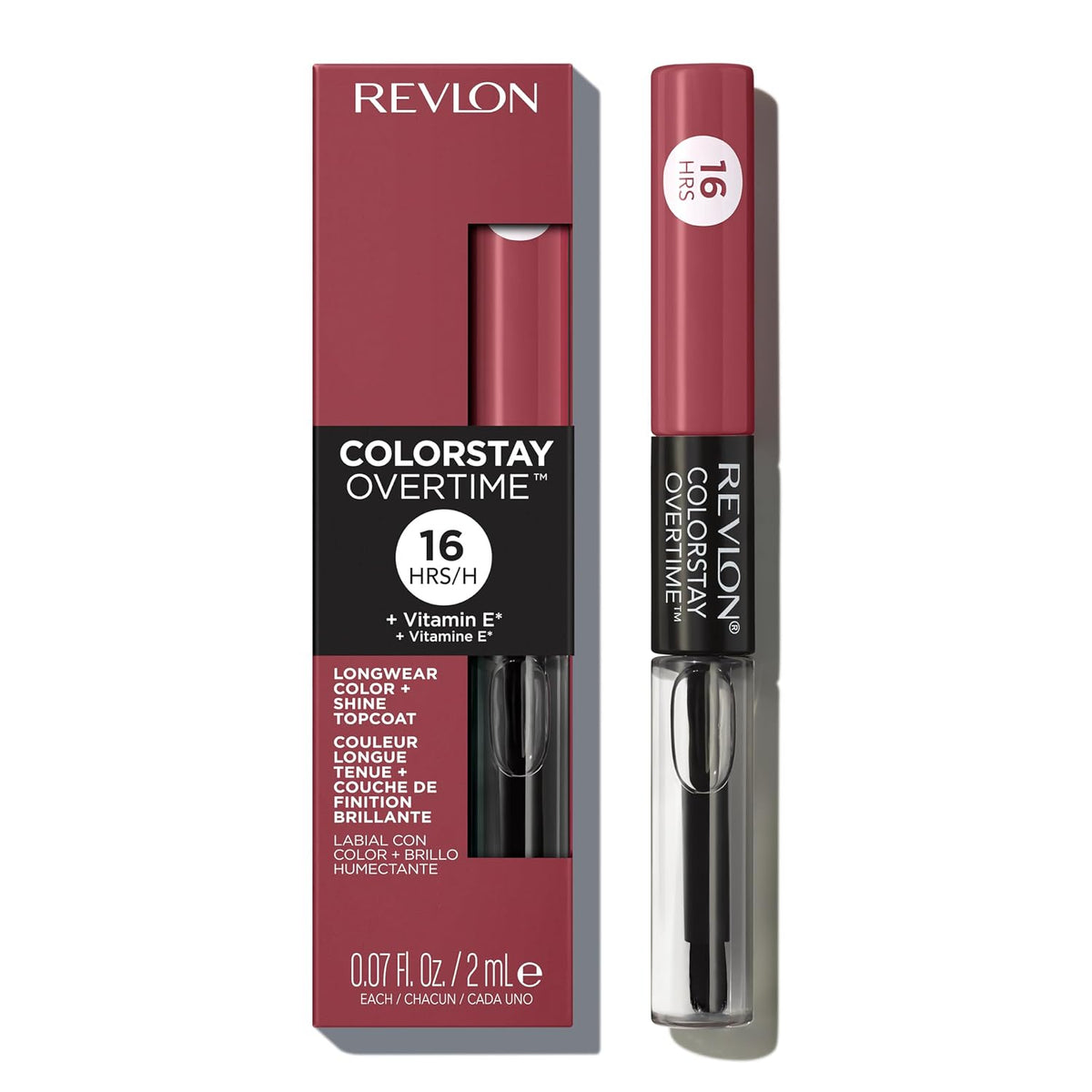 Revlon ColorStay Overtime Lipcolor, 350 Bare Maximum, 0.07 fl oz