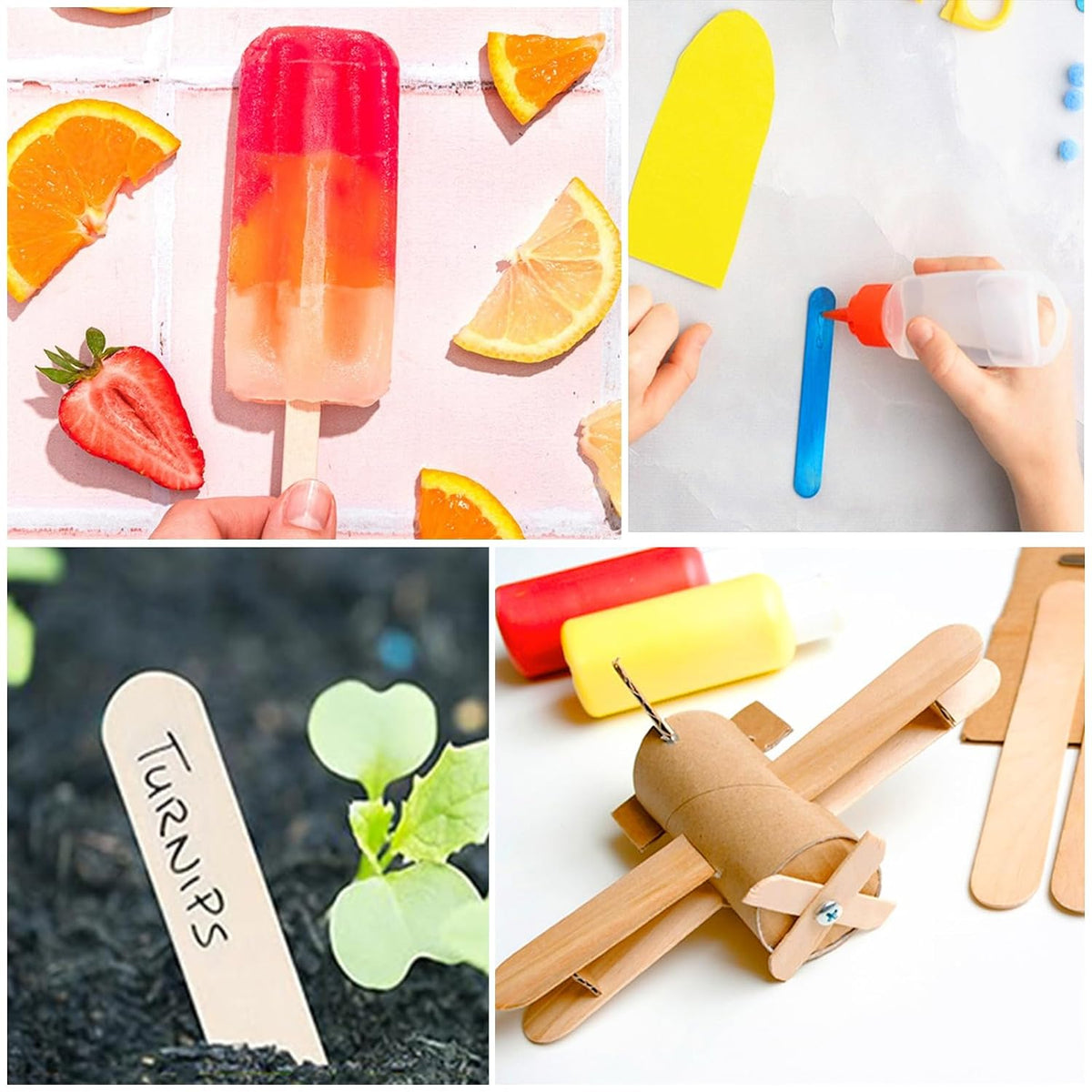 4 Styles 500 Pcs Waxing Sticks Assorted Wax Applicator Sticks For Body Legs Face With Small Medium Large Sizes Wood Stic
