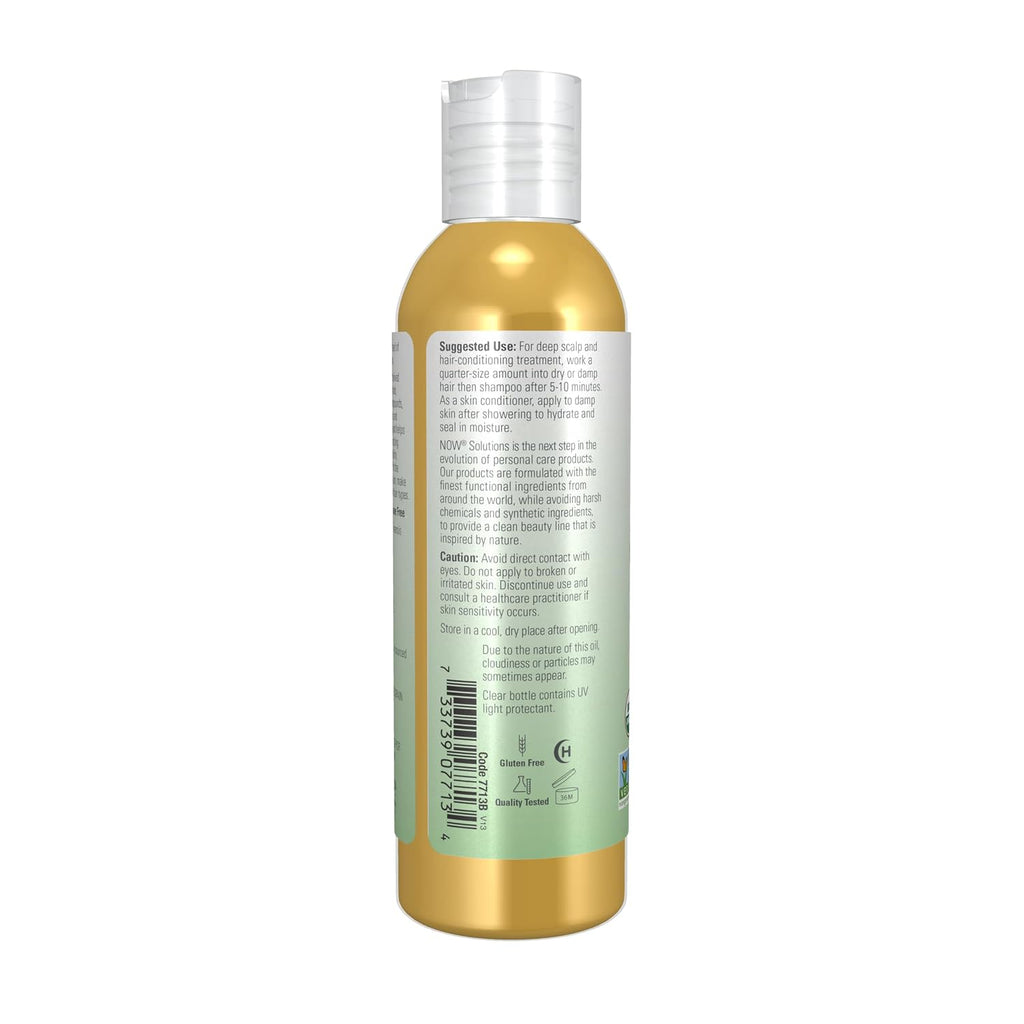 NOW Solutions, Organic Jojoba Oil, Moisturizing Multi-Purpose, 4 fl. oz