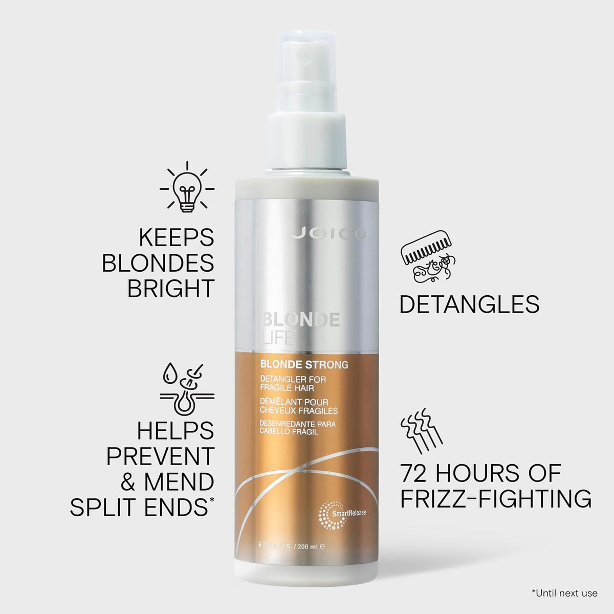 Joico Blonde Life Blonde Strong Conditioning Detangler | Strengthening| 6.7 Fl Oz