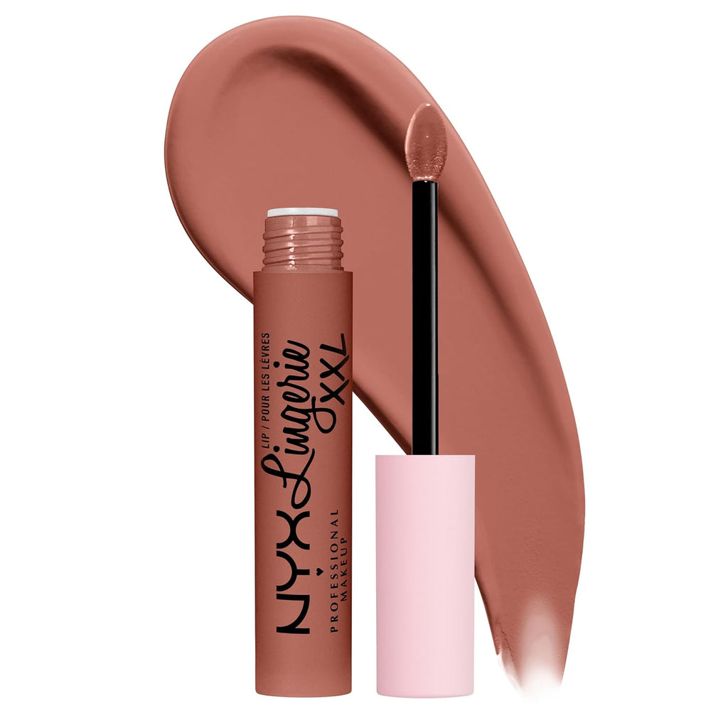 NYX PROFESSIONAL MAKEUP Lip Lingerie XXL Matte Liquid Lipstick - Naughty Noir (Black)
