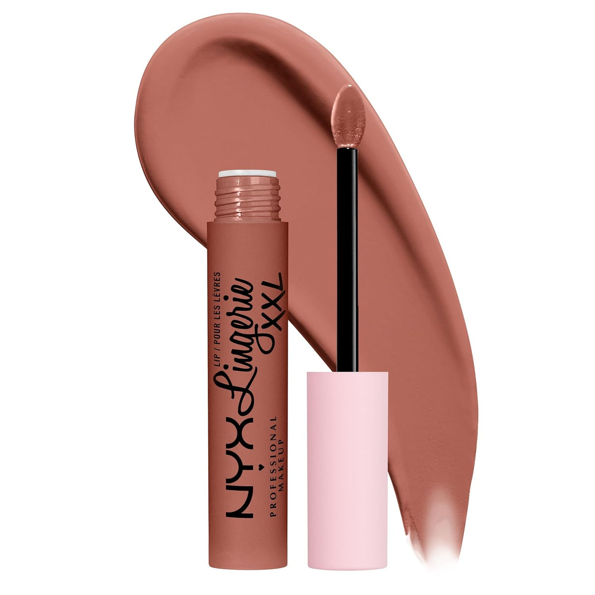 NYX PROFESSIONAL MAKEUP Lip Lingerie XXL Matte Liquid Lipstick - Naughty Noir (Black)