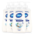 Dial Antibacterial Hydrating Liquid Hand Soap, Coconut Milk, 11oz, 4-Pack
