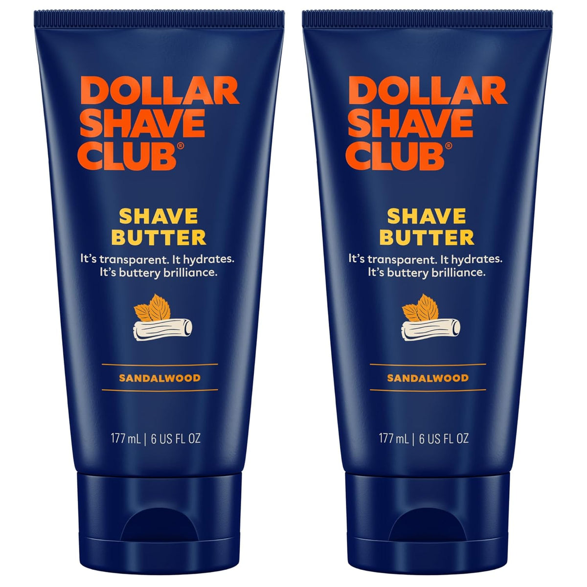 Dollar Shave Club - Shave Butter 6 oz (2 Pack) - Shaving Cream Alternative