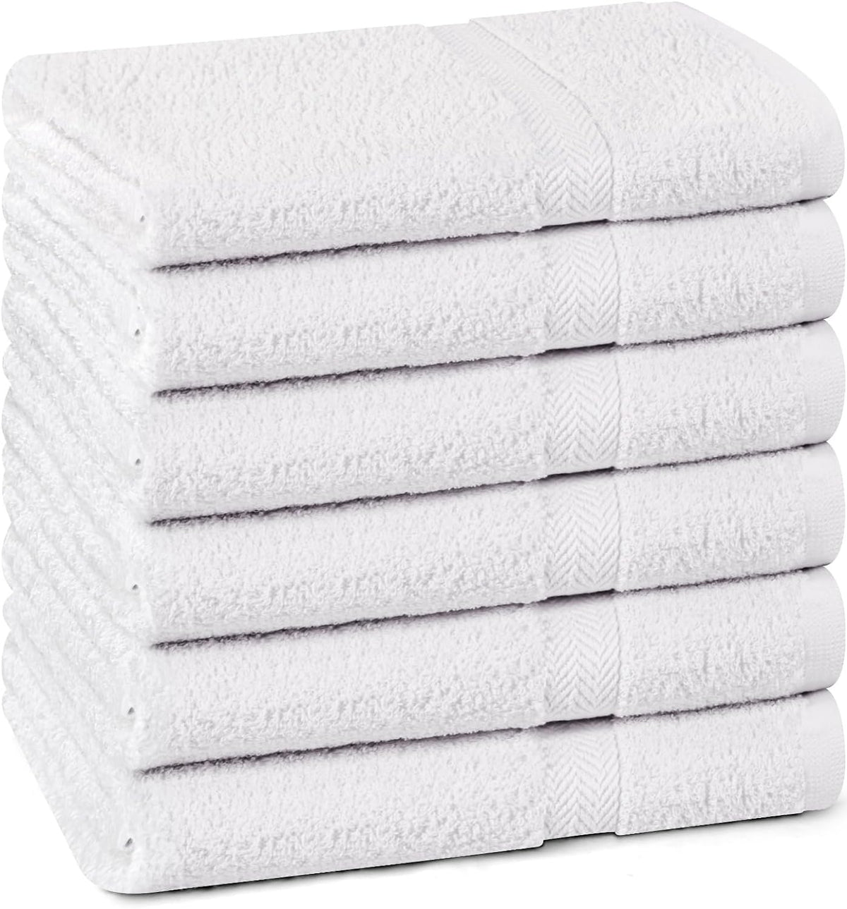 Towel and Linen Mart 100% Cotton - 24 Pack Wash Cloth Set - Flannel Face Cloths, Highly Absorbent and Soft Feel Fingerti