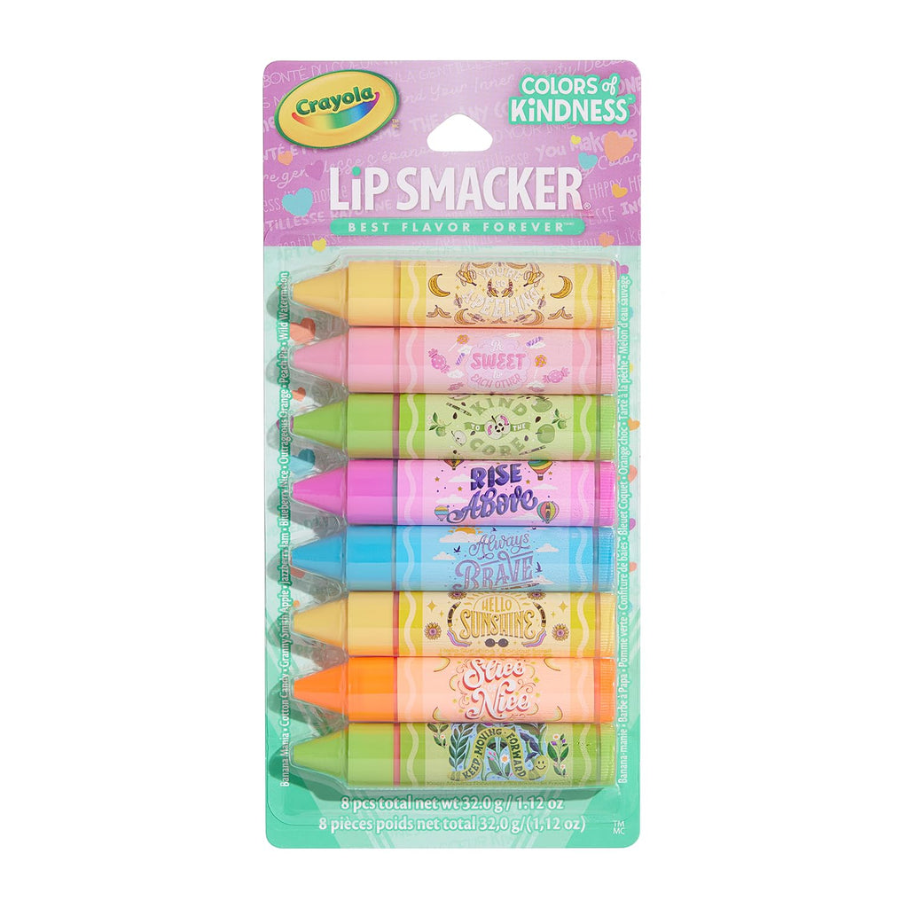 Lip Smacker Coca-Cola Flavored Balm, 8 Count, Flavors Coke, Cherry Vanilla Sprite, Root Beer, Orange Fanta, Grape Strawb