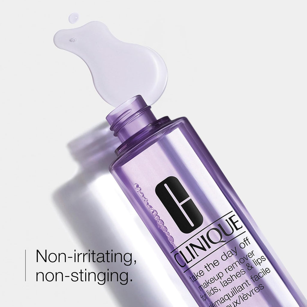 Clinique Take The Day Off Liquid Makeup Remover For Lids, Lashes, + Lips | Eye Makeup Remover | Oil Free + Non-Irritatin