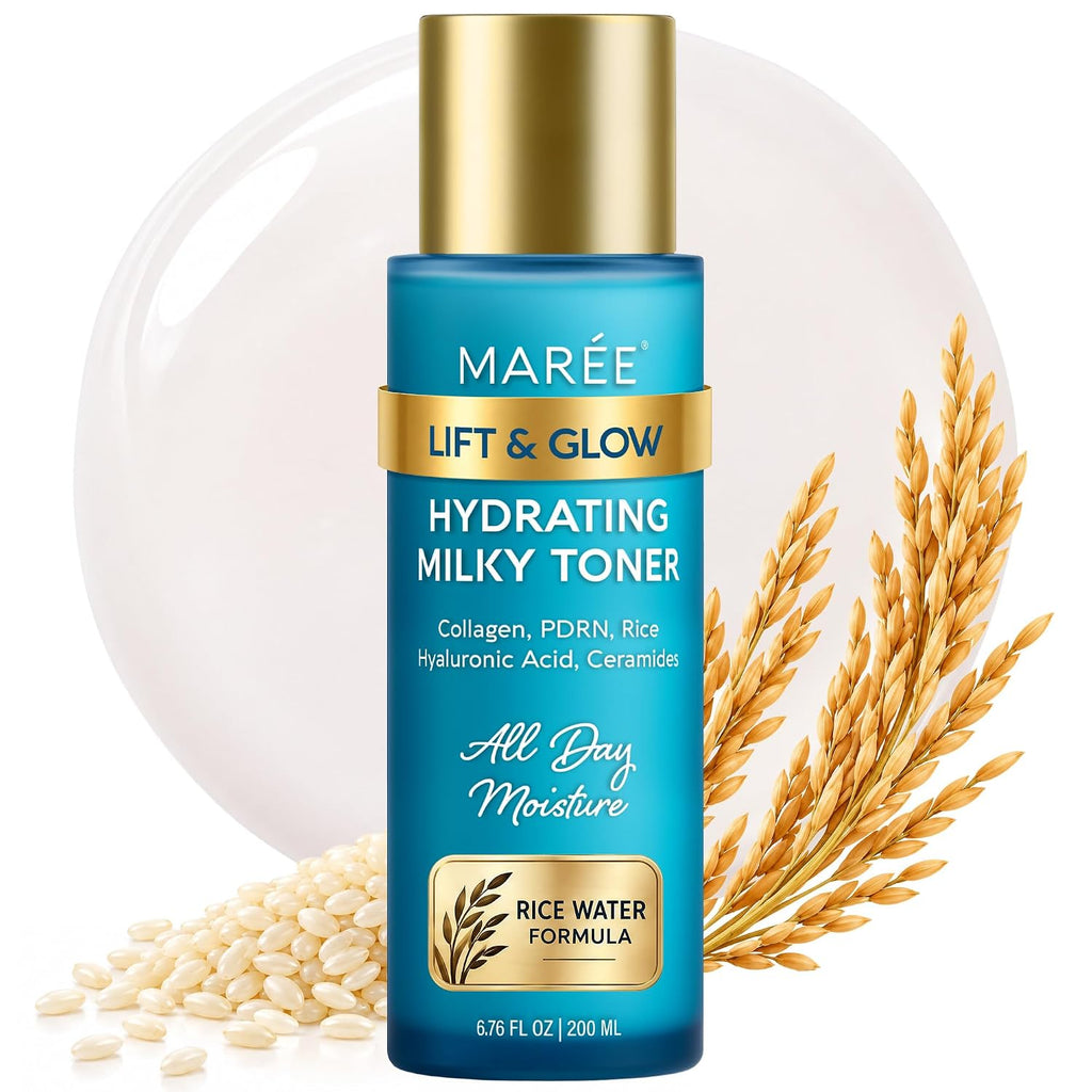 MAREE Hydrating Milky Toner for Face - Rice Toner for Face Korean Skin Care