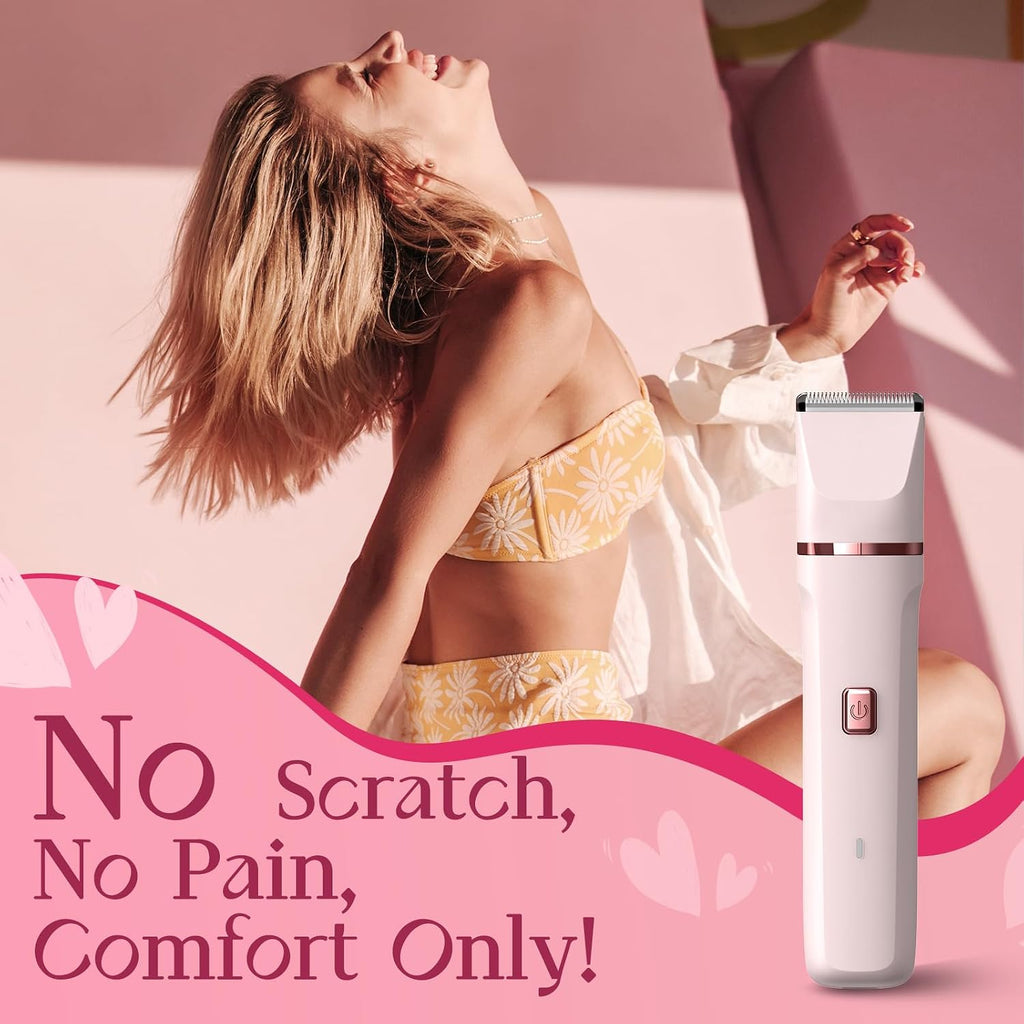 Risina 2-in-1 Bikini Trimmer for Women, Electric Razors for Women, Gifts
