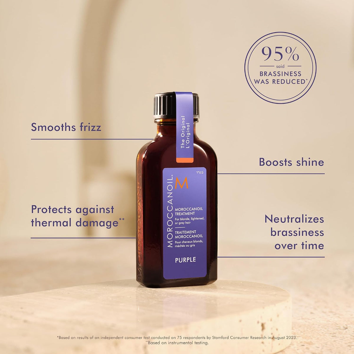 Moroccanoil Treatment Purple Hair Oil for Blonde Hair