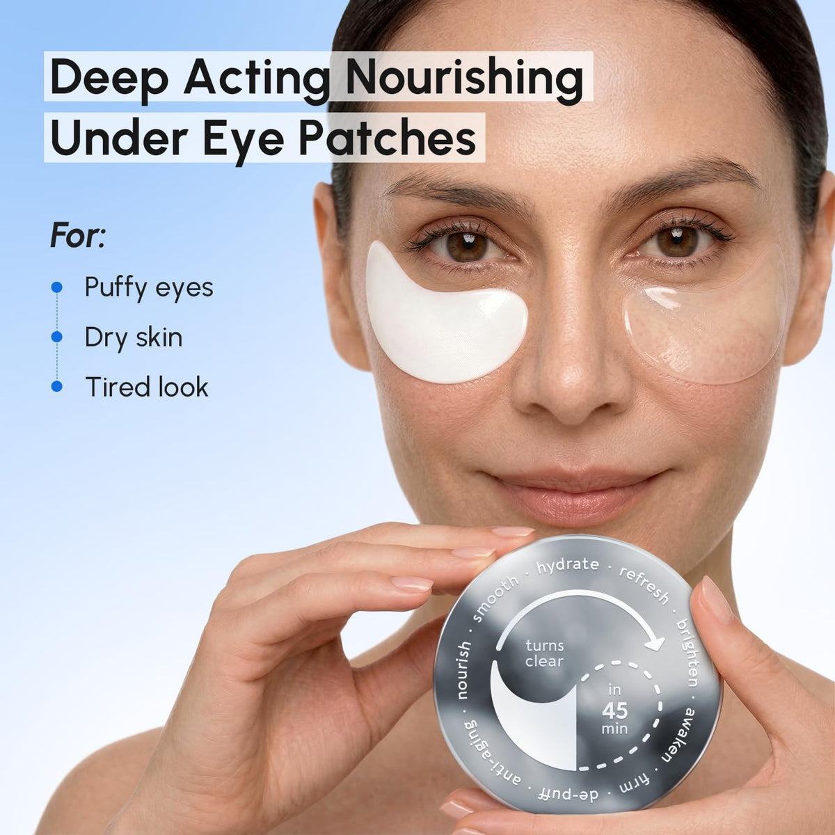 MAREE Invisible Under Eye Patches for Puffy Eyes & Dark Circles - 60 Count