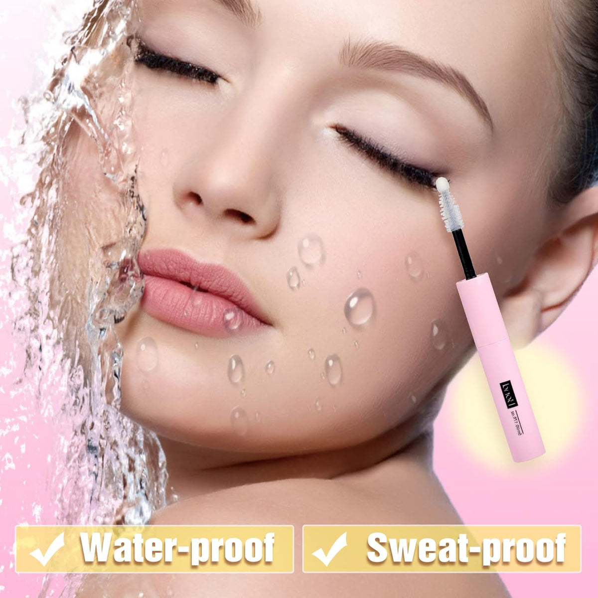 Lash Glue Bond and Seal Long Lasting Strong Hold Waterproof 2 in 1 Cluster Eyelash Glue for DIY Lash Extensions by Mavph