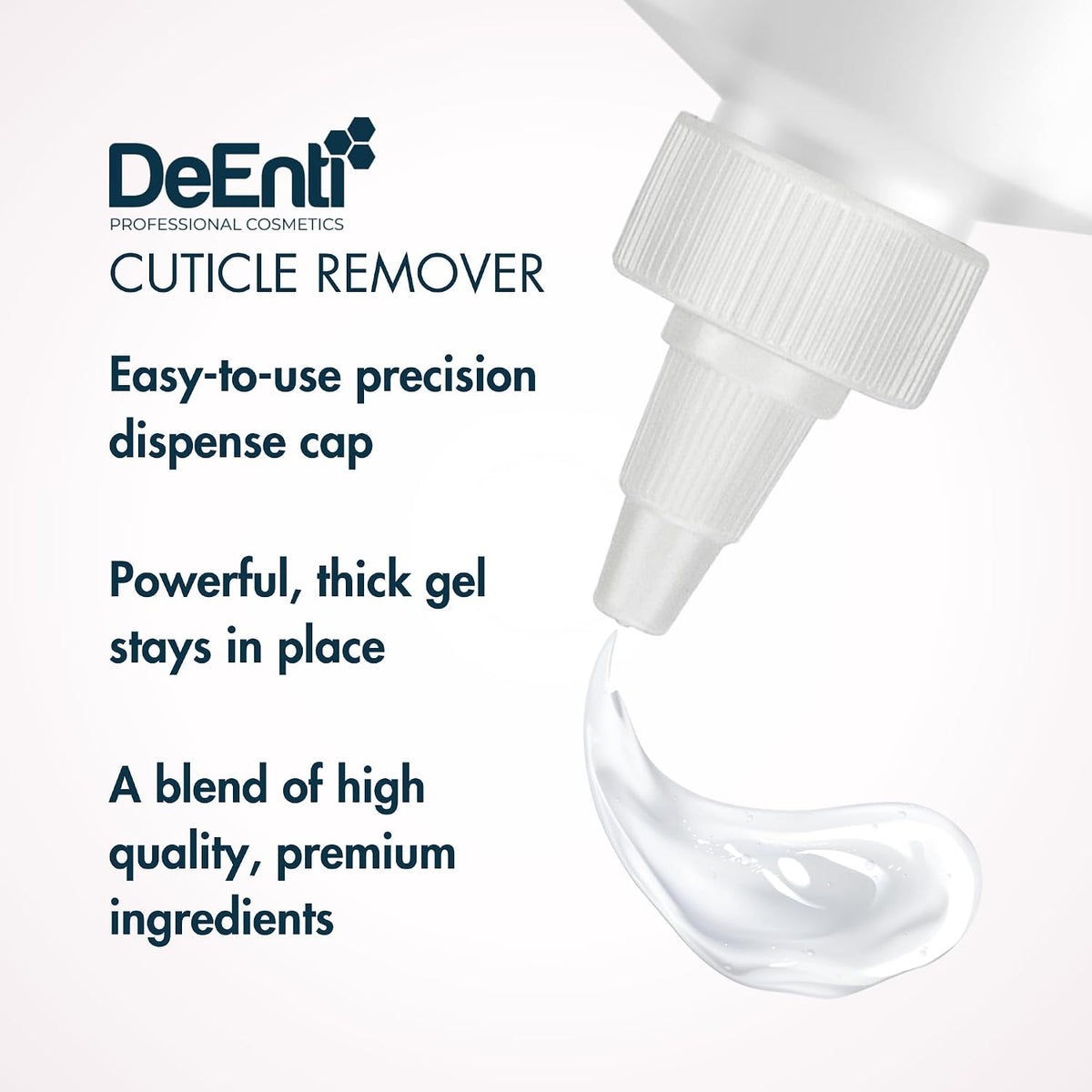 DeEnti Instant Cuticle Remover Gel, Nail Cuticle Softener, 8oz Eucalyptus